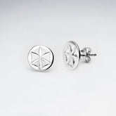 Flower Cutout Stud Earrings - Majestico Gifts